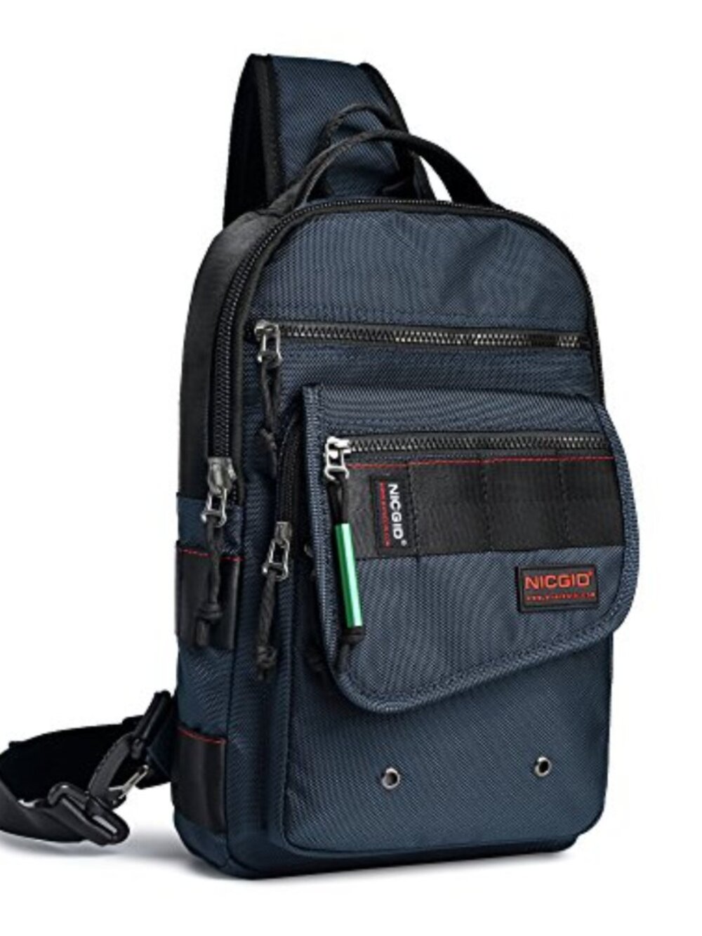 Nylon Sling Chest Bag Crossbody Backpack Lightweight Travel EDC Daypack